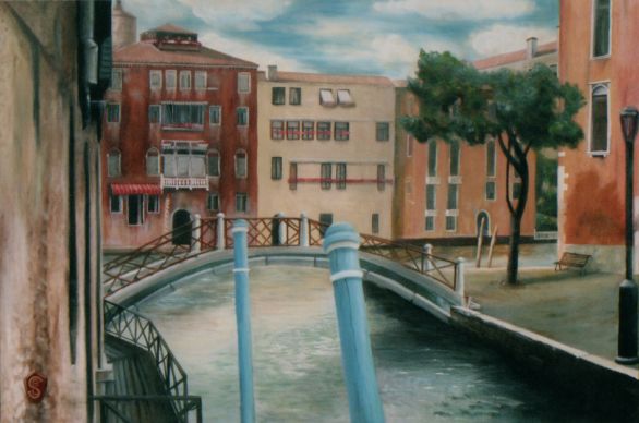 painting of venice italy