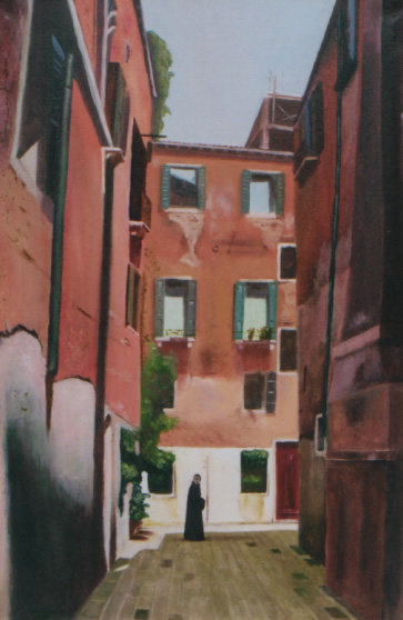 painting of venice italy in oils