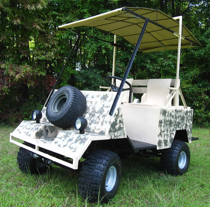 Utility vehicle made of steel